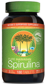 Hawaiianische Spirulina Pacifica 1000 MG 180 Tabletten CYANOTECH CO
